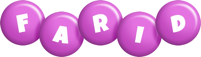 Farid candy-purple logo