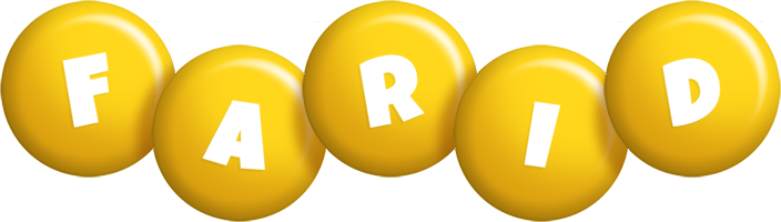 Farid candy-yellow logo
