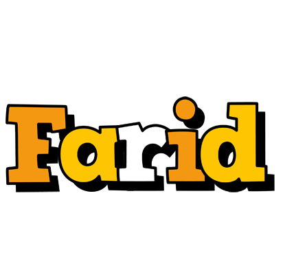 Farid cartoon logo