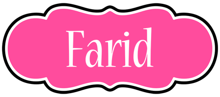 Farid invitation logo