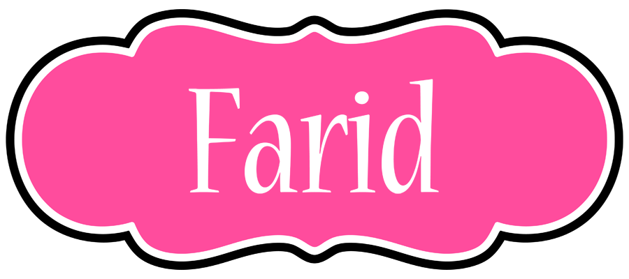 Farid invitation logo