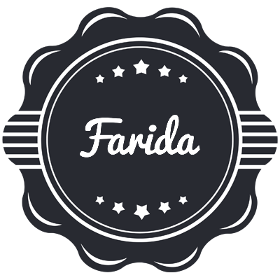 Farida badge logo