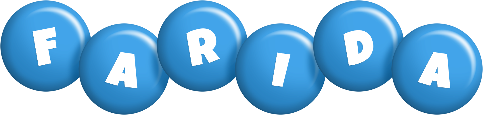 Farida candy-blue logo