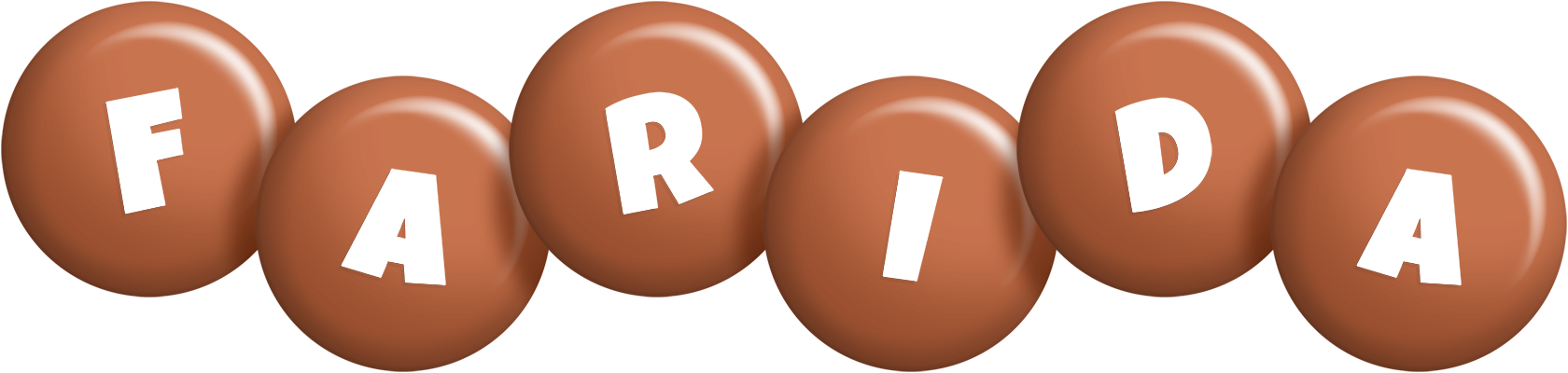 Farida candy-brown logo