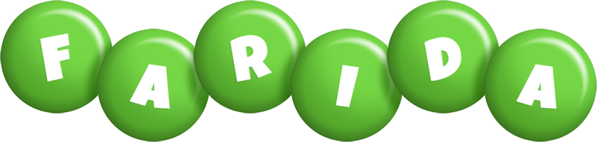 Farida candy-green logo
