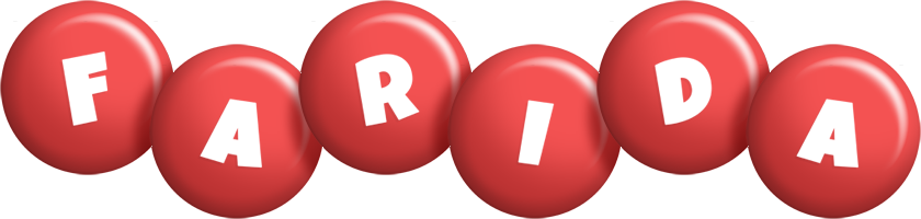 Farida candy-red logo