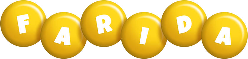 Farida candy-yellow logo