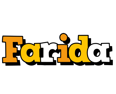 Farida cartoon logo