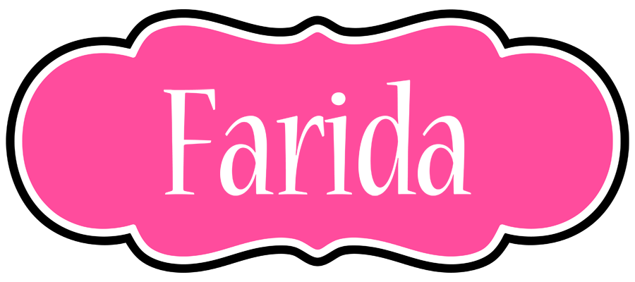 Farida invitation logo