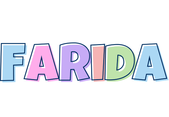 Farida pastel logo