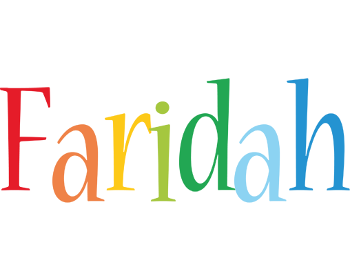 Faridah birthday logo