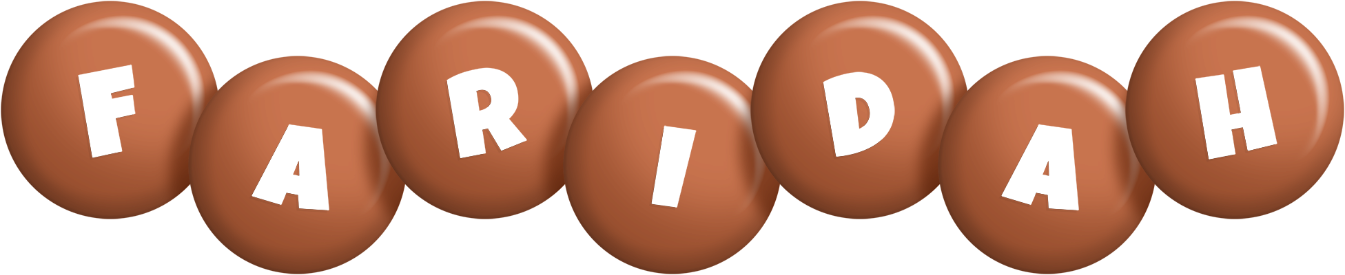 Faridah candy-brown logo