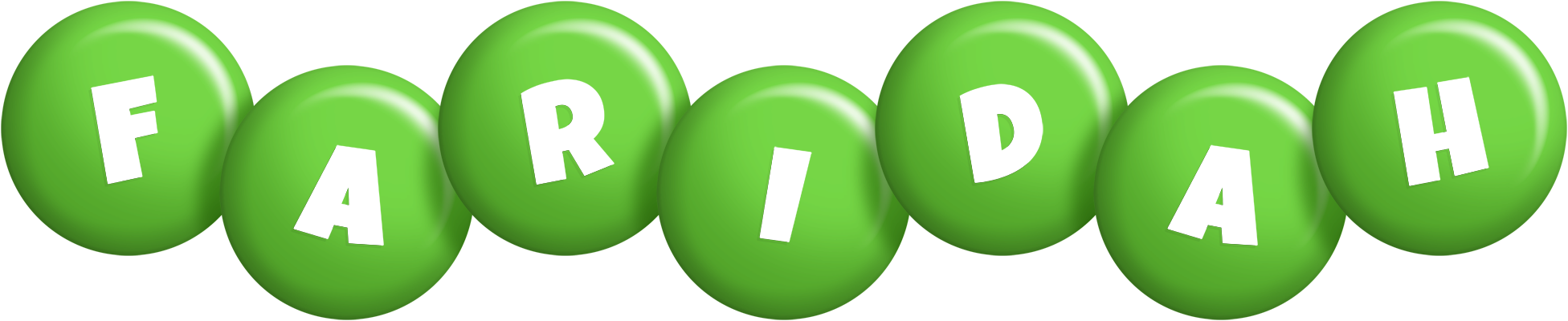 Faridah candy-green logo