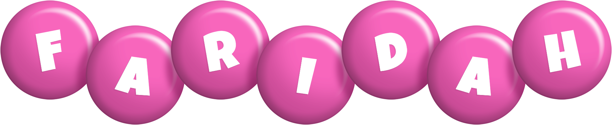 Faridah candy-pink logo