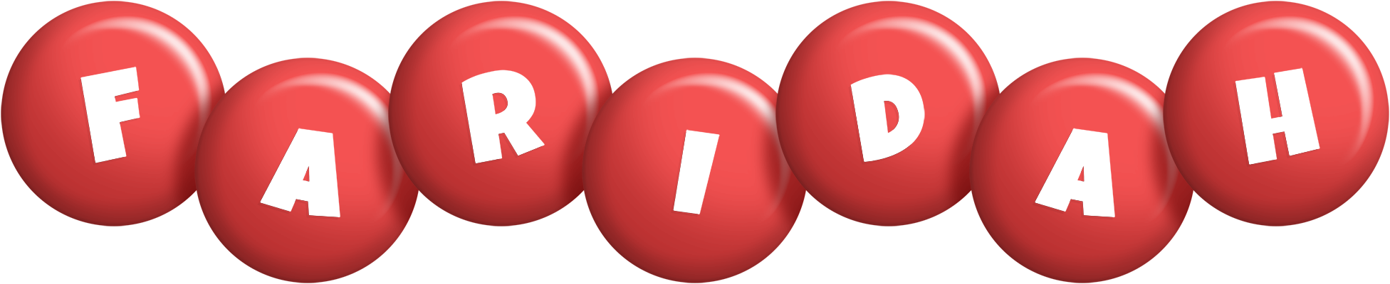 Faridah candy-red logo