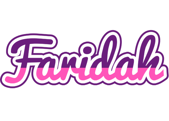 Faridah cheerful logo
