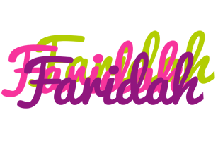 Faridah flowers logo