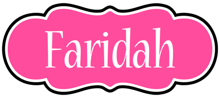 Faridah invitation logo