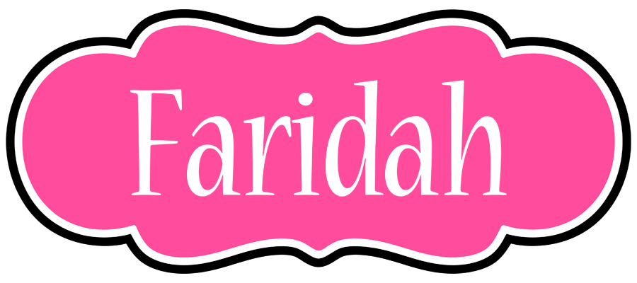 Faridah invitation logo