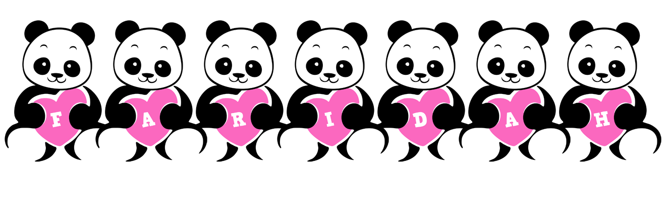 Faridah love-panda logo