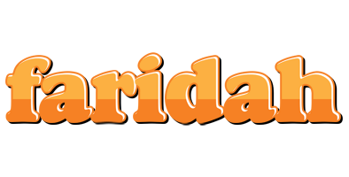 Faridah orange logo