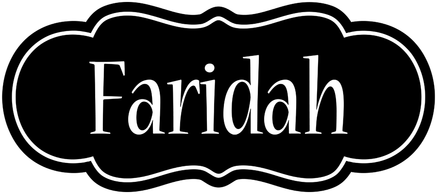 Faridah welcome logo