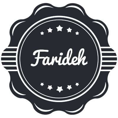 Farideh badge logo