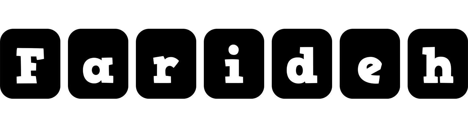 Farideh box logo