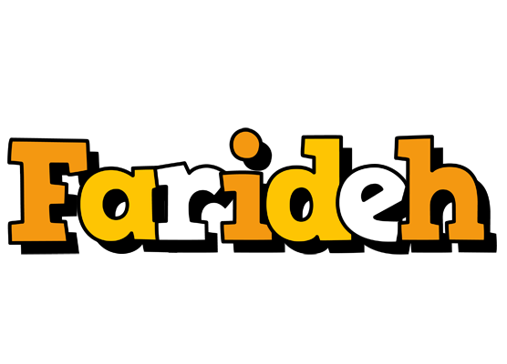 Farideh cartoon logo