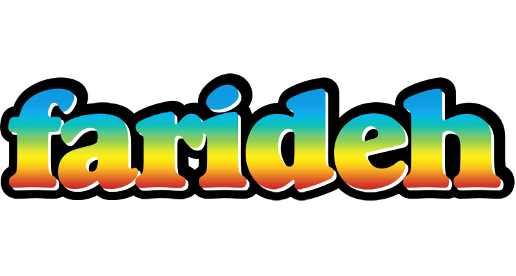Farideh color logo