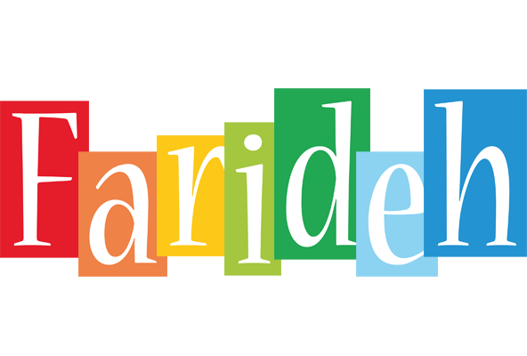 Farideh colors logo