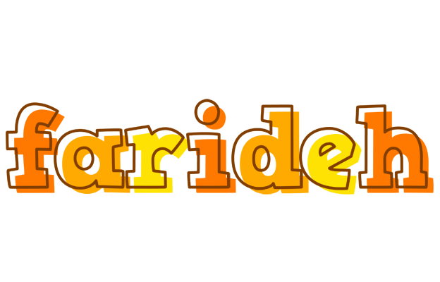 Farideh desert logo