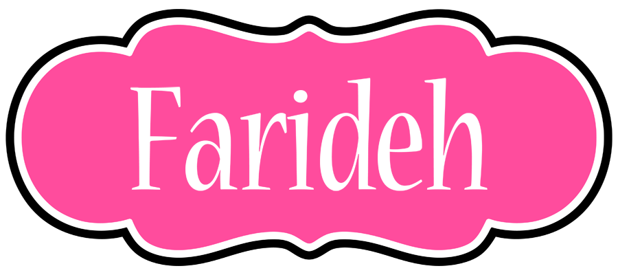 Farideh invitation logo