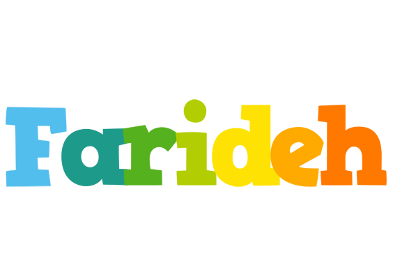 Farideh rainbows logo