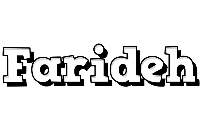 Farideh snowing logo
