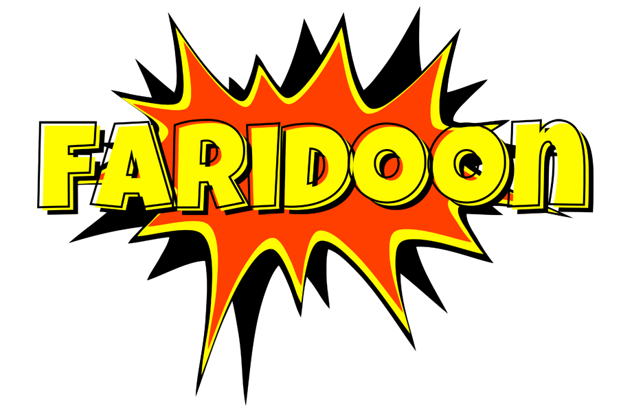 Faridoon bazinga logo