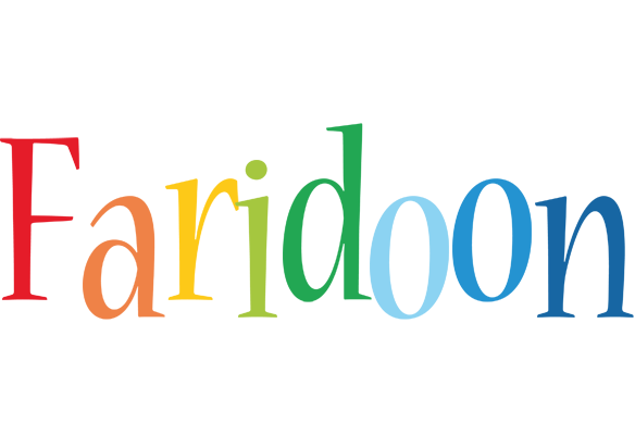 Faridoon birthday logo