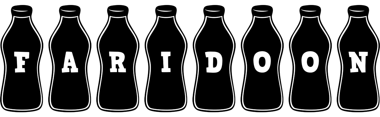 Faridoon bottle logo
