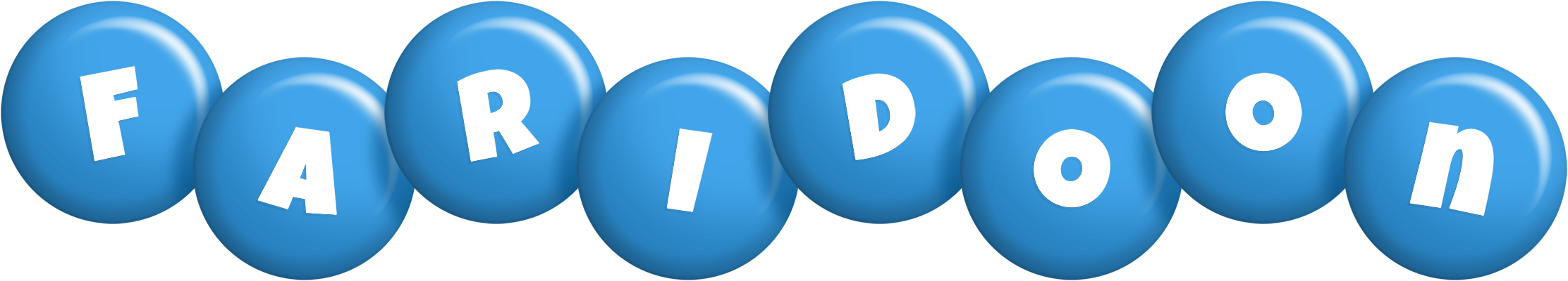 Faridoon candy-blue logo