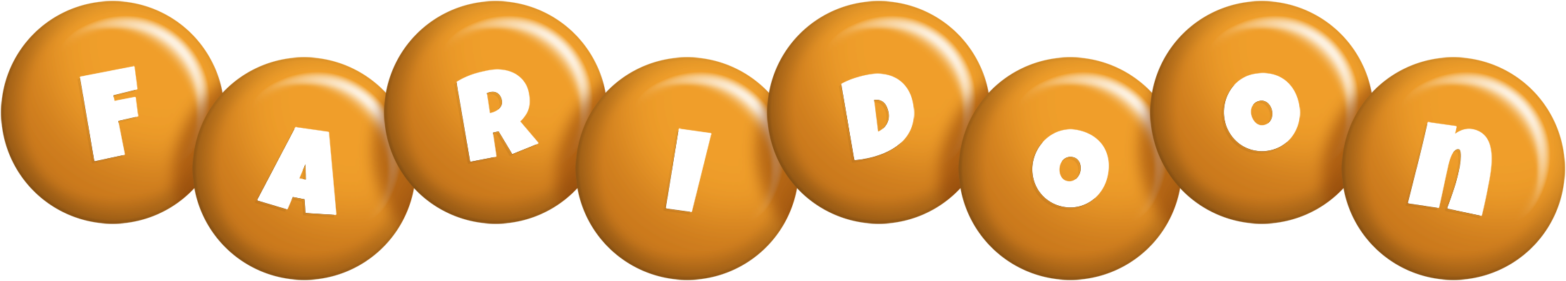 Faridoon candy-orange logo