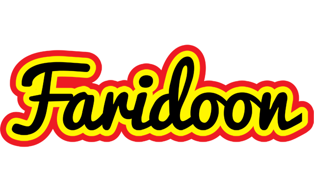 Faridoon flaming logo