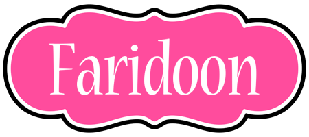 Faridoon invitation logo