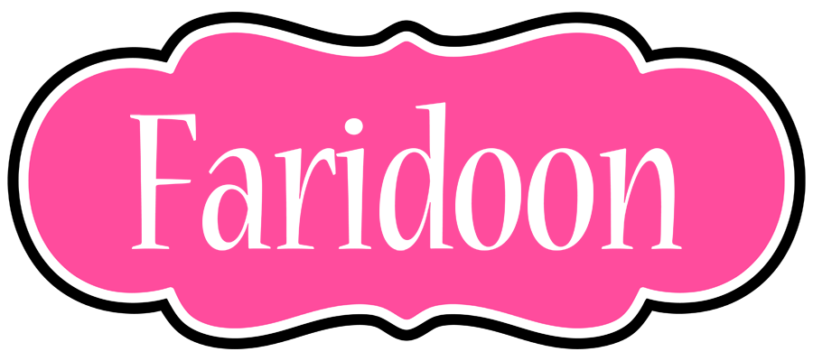 Faridoon invitation logo