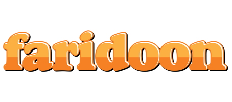 Faridoon orange logo