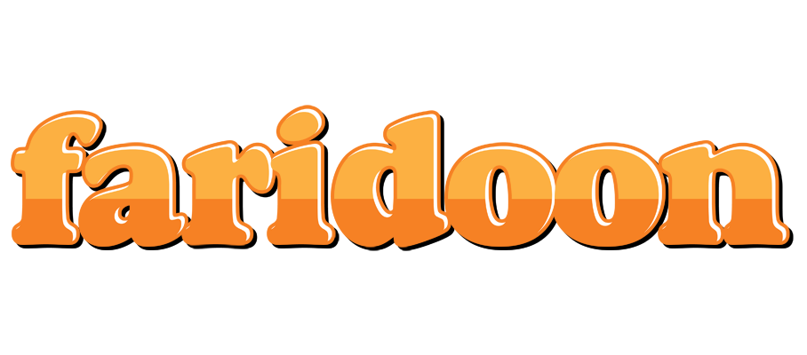 Faridoon orange logo