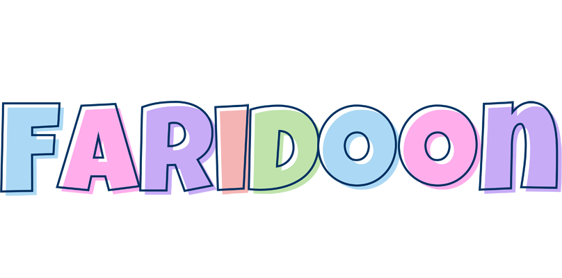 Faridoon pastel logo