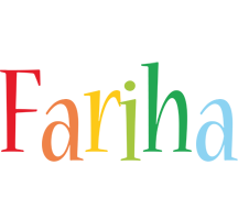 Fariha birthday logo