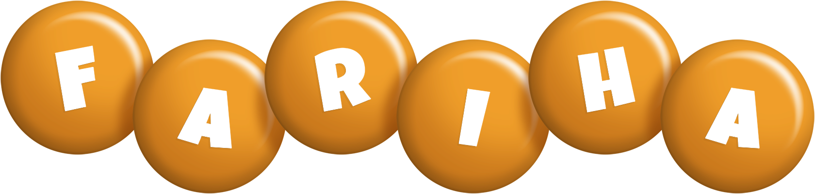 Fariha candy-orange logo