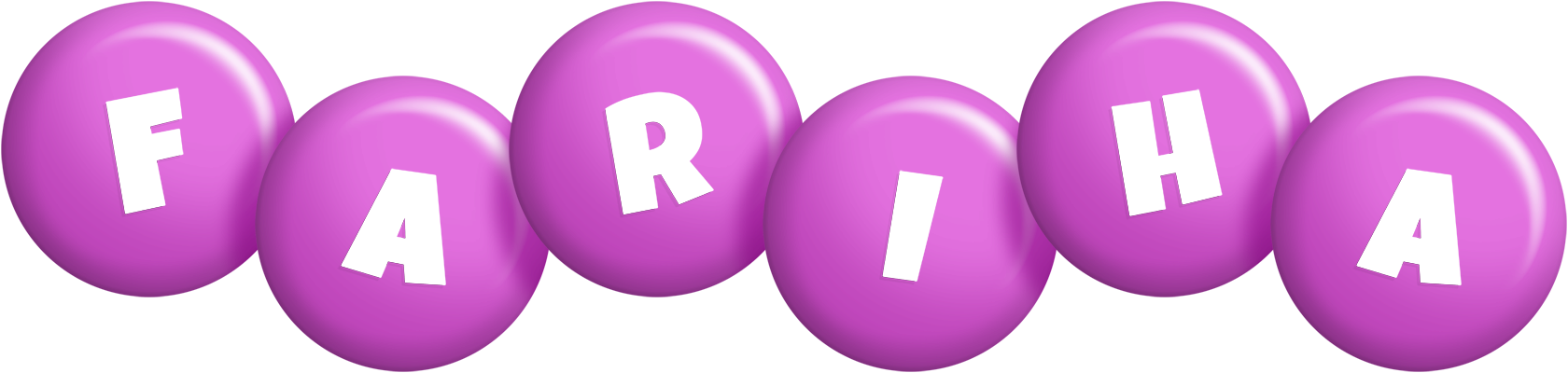 Fariha candy-purple logo
