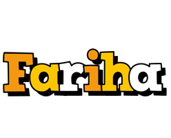 Fariha cartoon logo